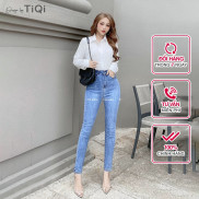 [MUA 1 TẶNG 1 - NHẬP SVC269 GIẢM 10% CHO ĐƠN HÀNG 150K] Quần Jean Skinny Nữ Lưng Cao Tôn Dáng Form Ôm TiQi Jeans G1-507